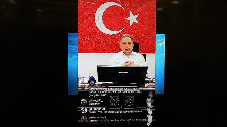 BAŞKAN YALÇIN, YİNE TAKİPÇİLERİNİN KARŞISINDAYDI