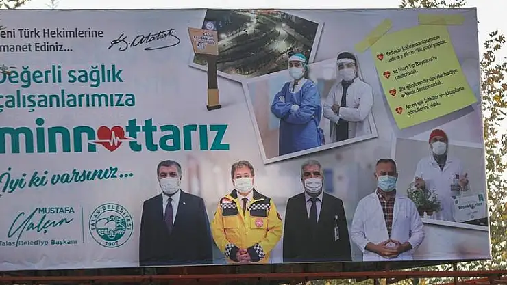 BAŞKAN YALÇIN'DAN SAĞLIK ÇALIŞANLARINA 'MİNNETTARIZ' İLANI