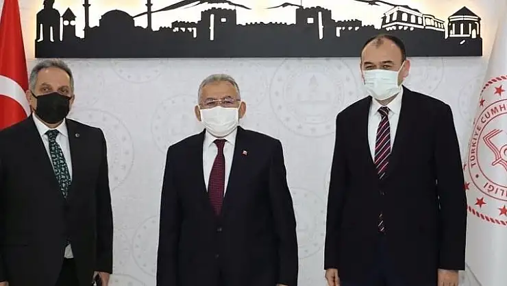 BAŞKANLARDAN MİLLİ EĞİTİM MÜDÜRÜ'NE ZİYARET