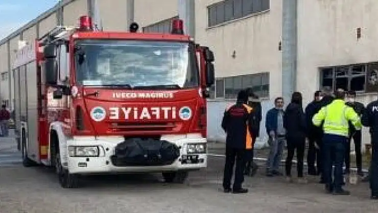 BERNA GÖZBAŞI'NIN FABRİKASINDA YANGIN