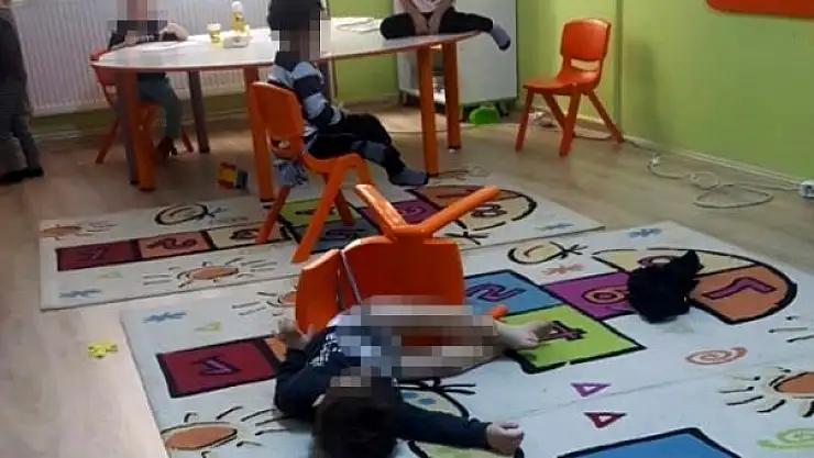 BİLECİK'TE BİR ÖZEL ANAOKULUNDA ÇEKİLEN FOTOĞRAFLAR, KENTİ AYAĞA KALDIRDI
