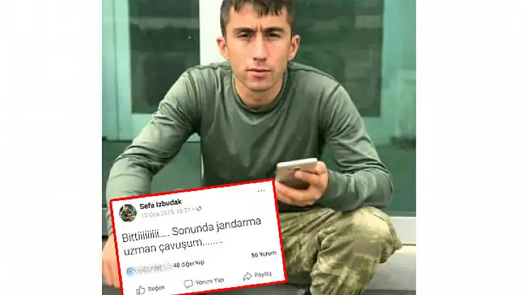 Bitlis şehidinin sosyal medyadaki paylaşımı duygulandırdı