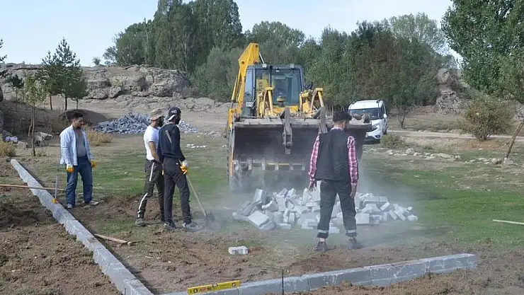 BÜNYAN BELEDİYESİ GÜLLÜCE MAHALLESİNE MESİRE ALANI YAPIYOR