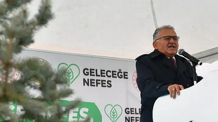 BÜYÜKKILIÇ: 100 BİN FİDAN DİKTİK, DİKMEYE DE DEVAM EDECEĞİZ