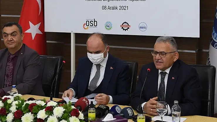 BÜYÜKKILIÇ: 'KAYSERİ, TİCARETİN VE SANAYİNİN ÜSSÜ'