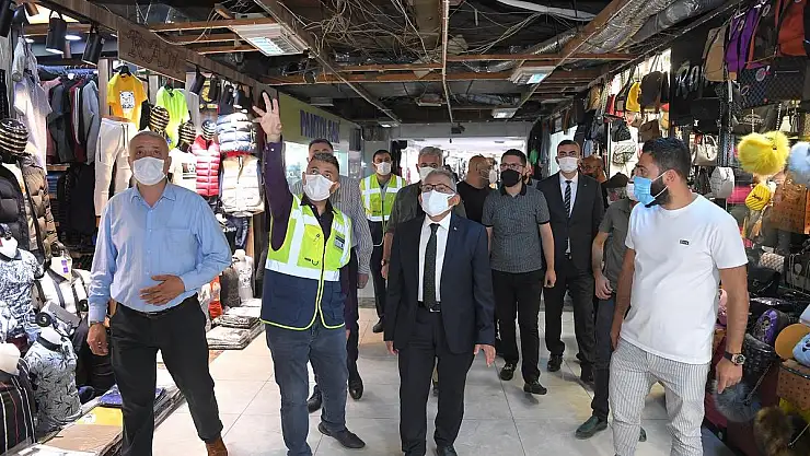 BÜYÜKŞEHİR'DEN YERALTI ÇARŞISI'NDA 10 MİLYON TL'LİK 'MODERN' ÇALIŞMA