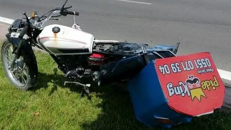 ÇALDIĞI MOTOSİKLETLE KAZA YAPINCA BIRAKIP KAÇTI