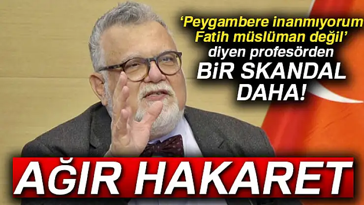 Celal Şengör'den skandal sözler!