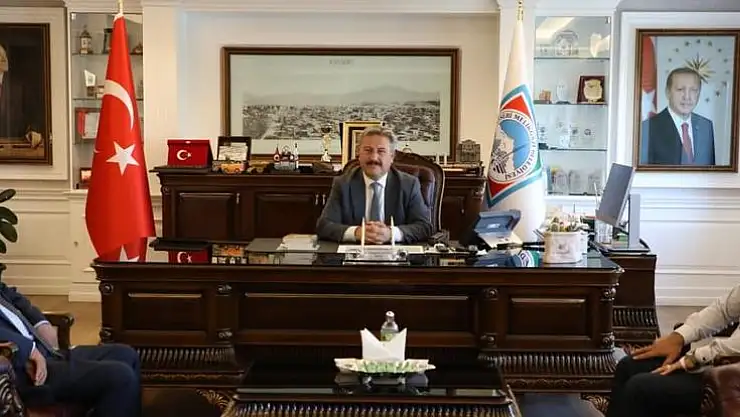 CEM EVİ BAŞKANI ABBAS TAN'DAN BAŞKAN PALANCIOĞLU'NA ZİYARET