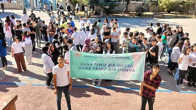 'DAHA TEMİZ BİR İNCESU, DAHA TEMİZ BİR DÜNYA' ETKİNLİĞİ DÜZENLENDİ