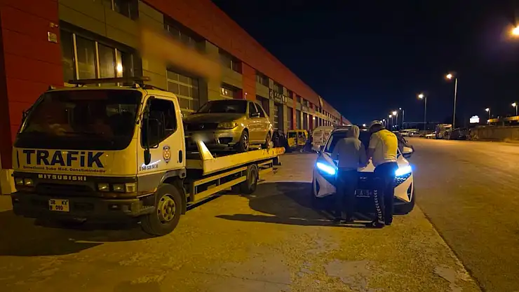 Driftin cezası ağır oldu: 49 bin 552 lira cezai işlem ve araç trafikten men edildi