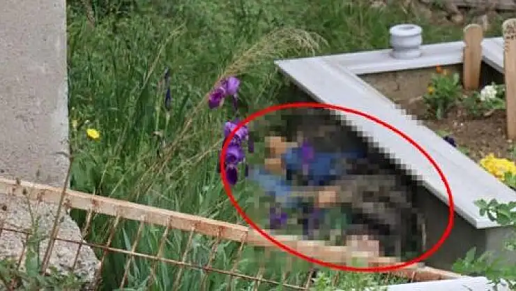 DUA ETMEK İÇİN GİTTİĞİ AİLE MEZARLIĞINDA OĞLUNUN CESEDİNİ BULDU