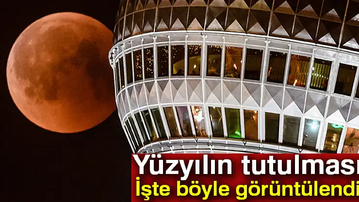 Dünyadan Kanlı Ay Tutulması fotoğrafları