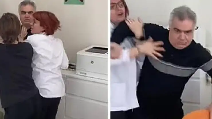 DUYDUKLARINA SİNİRLENEN DOKTOR, BEBEĞİNİ GETİREN BABAYA SALDIRDI