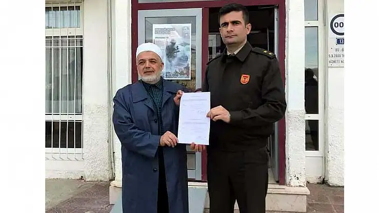 Emekli Vaiz Ali Ramazan Dinç Gönüllü Askerliğe Başvurdu