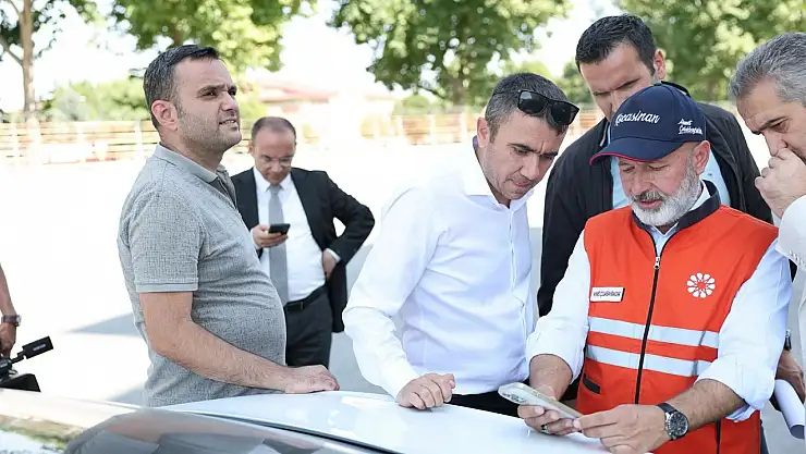 Erkilet'e yeni bağlantı yolu için saha incelemesi yapıldı