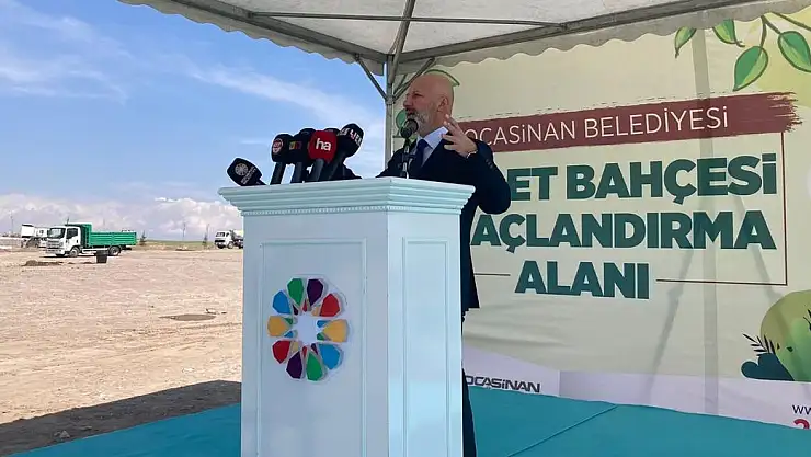 ERKİLET MİLLET BAHÇESİ'NİN TEMELİ ATILDI