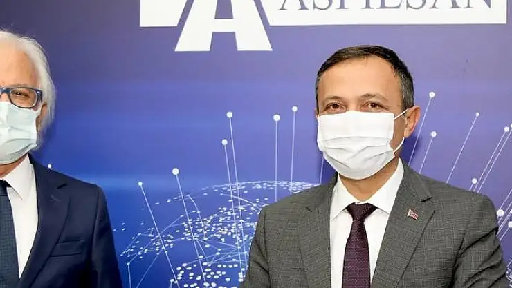 ERÜ REKTÖRÜ ÇALIŞ, ASPİLSAN'I ZİYARET ETTİ