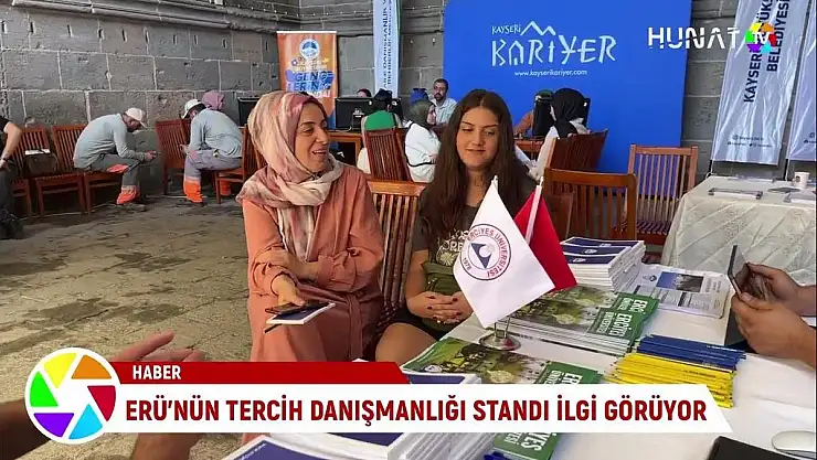 ERÜ'NÜN TERCİH DANIŞMANLIĞI STANDI İLGİ GÖRÜYOR