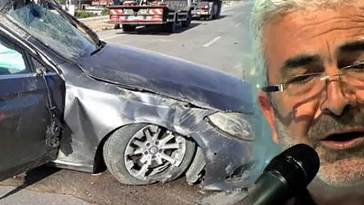 Esat Kabaklı trafik kazası geçirdi