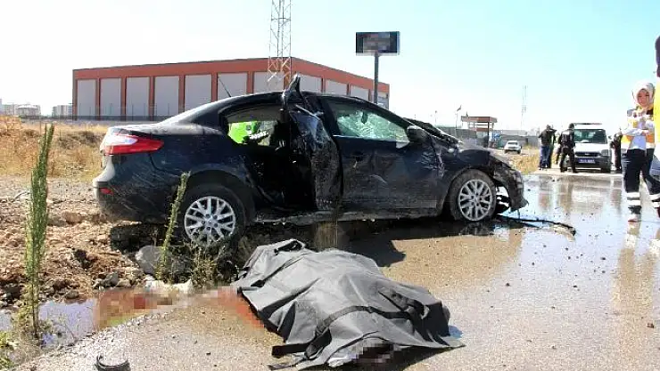 EŞİNİ BİRLİĞİNE TESLİM ETTİ, DÖNÜŞ YOLUNDA ÇOCUĞUYLA CAN VERDİ