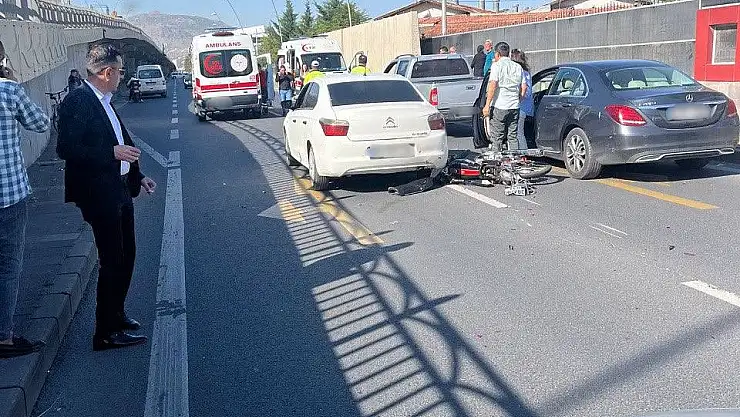 ESKİ ÇEVREYOLU'NDA KAZA: 2 YARALI