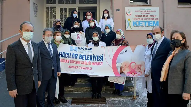 HACILARLI KADINLAR KANSER TARAMASINDAN GEÇİRİLDİ