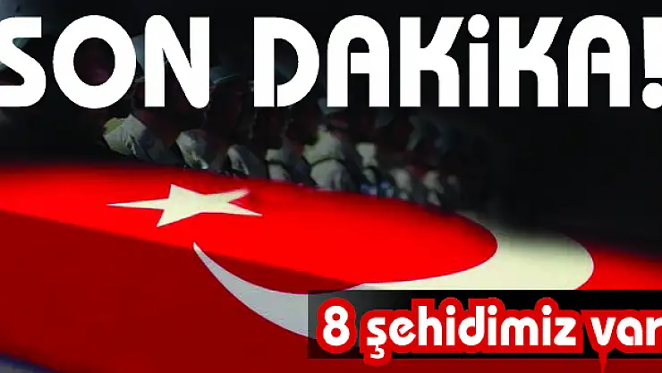 Hakkari Şemdinli'de çatışma: 8 şehit