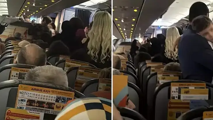 HAVADA 3 SAATLİK PANİK! KAYSERİ'YE ZORUNLU İNİŞ YAPTI, YOLCULAR MAĞDUR OLDU