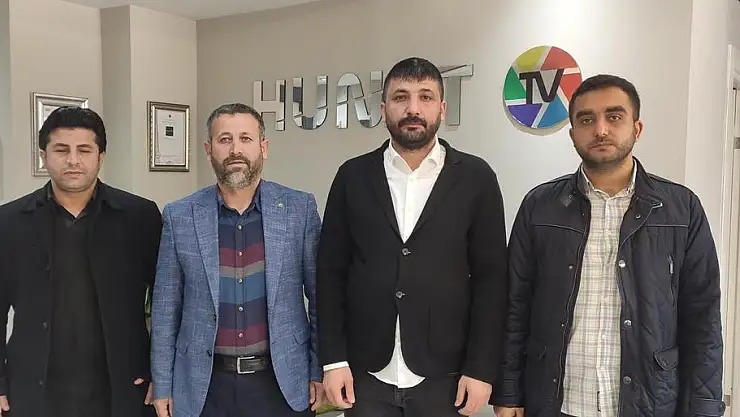HÜDA PAR KAYSERİ'DEN HUNAT TV'YE ZİYARET