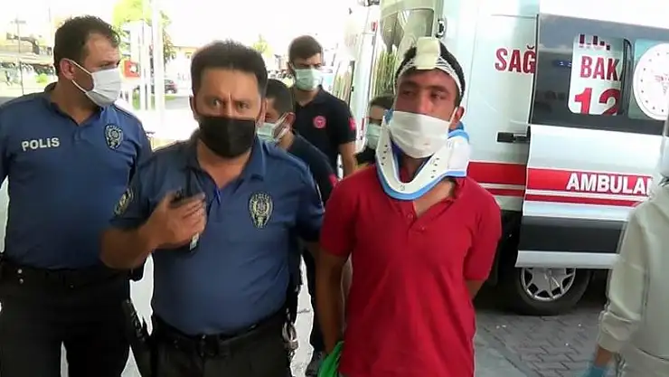 İNŞAAT MALZEMELERİNİ ÇALMAYA ÇALIŞAN HIRSIZLARA BEKÇİ ENGELİ