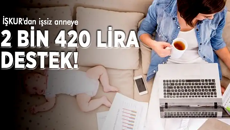 İşsiz Anneye, Aylık 2 Bin 420 Lira Ödeme Yapılıyor