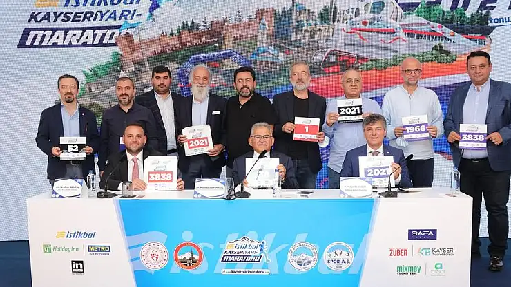 İSTİKBAL KAYSERİ YARI MARATONU, İSTANBUL'DA TANITILDI