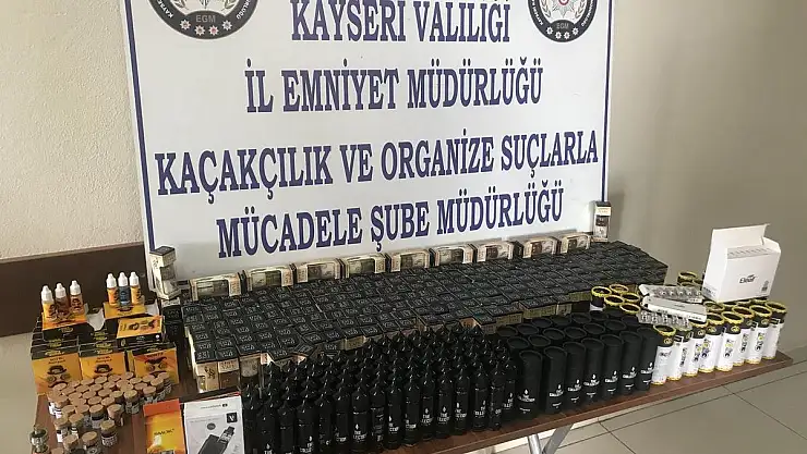 Kaçakçılık polisinden elektronik sigara operasyonu