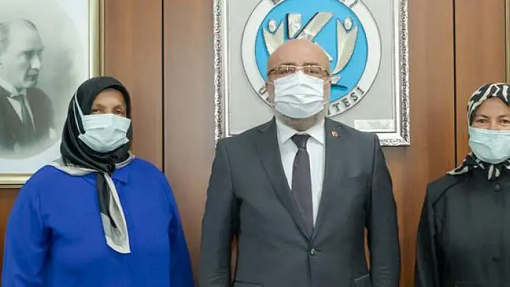 KAÇEM'DEN KAYÜ REKTÖRÜ KARAMUSTAFA'YA ZİYARET