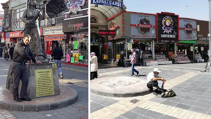Kaldırılan Kadınlar Çarşısı heykeli vatandaşı şaşırttı