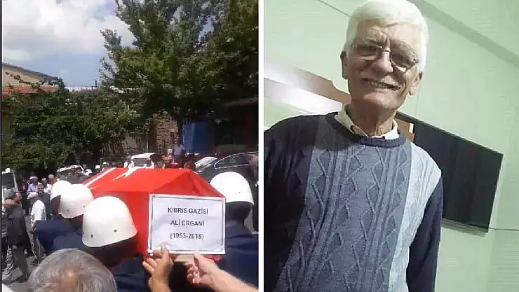 Kanserden ölen Kıbrıs gazisi son yolculuğuna uğurlandı