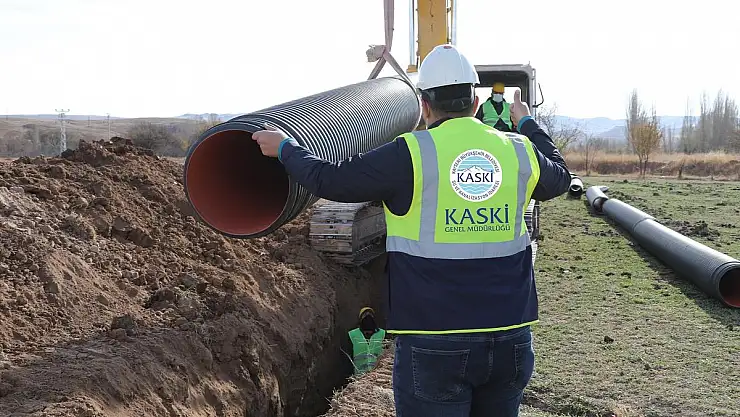 KASKİ'DEN AKKIŞLA'YA 4500 METRE ALTYAPI ÇALIŞMASI