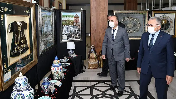 KAYMEK'İN SANAT SERGİSİ'NE YOĞUN İLGİ