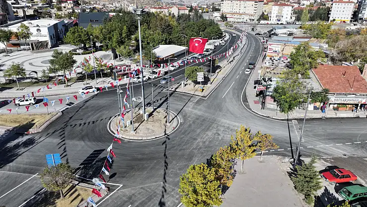 Kayseri Caddesi ve Hacılar Meydanı'nda çalışmalar tamamlandı