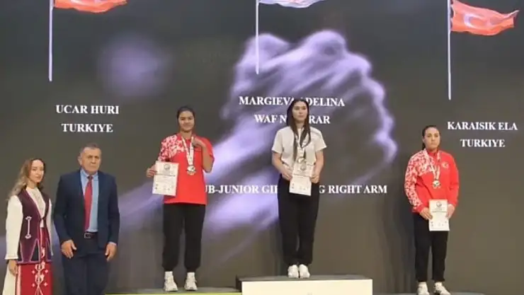 Kayseri'de gurur! ERVA Sporcusu Uçar, dünya ikincisi oldu