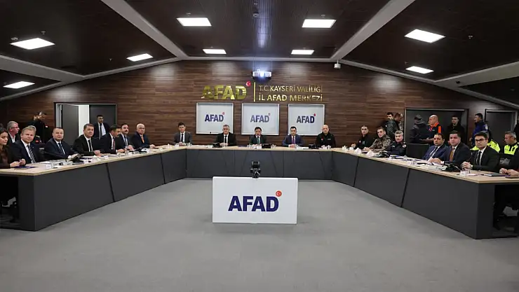 Kayseri'de kış tedbirleri masaya yatırıldı