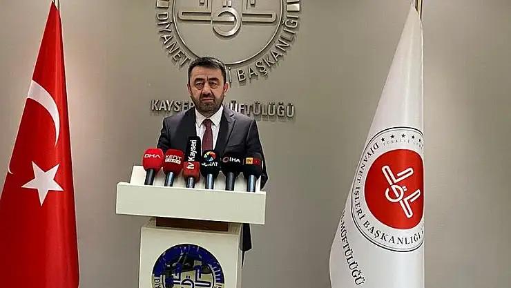 KAYSERİ İL MÜFTÜSÜ AYVAZ'DAN 'BERAT KANDİLİ' MESAJI