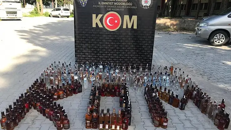 KAYSERİ KOM EKİPLERİ, ALKOL KAÇAKÇILARINA GÖZ AÇTIRMADI