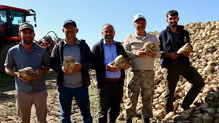 Kayseri Şeker'de sezonun ilk pancar hasadı sevinci yaşandı