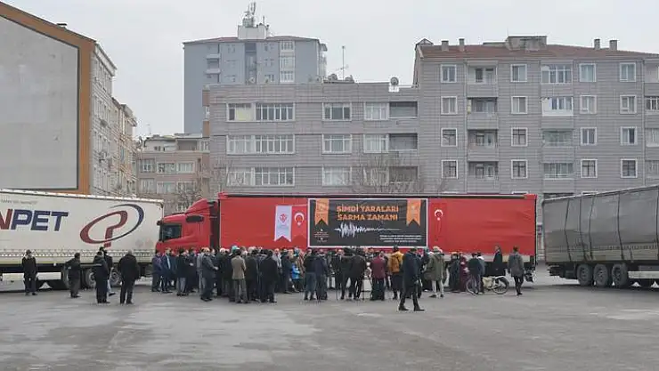 KAYSERİ ŞEKER'DEN ELAZIĞ'A YARDIM ELİ