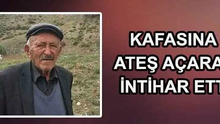 KAYSERİ'DE 89 YAŞINDAKİ ADAM İNTİHAR ETTİ