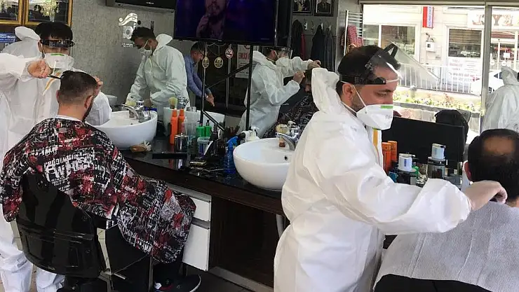 KAYSERİ'DE BERBERLER, MÜŞTERİ LİSTESİ TUTACAK