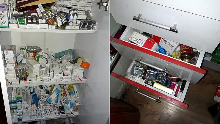 Kayseri'de kaçak ilaç operasyonu