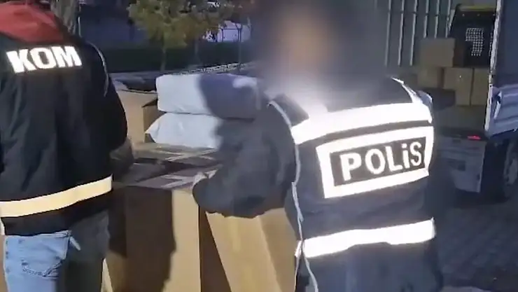 KAYSERİ'DE KAÇAK TÜTÜN OPERASYONU